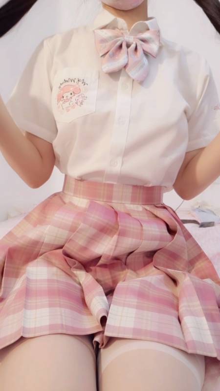 萌白酱 -粉色JK白丝 [2V/1.31G]