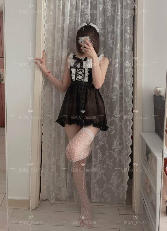 搽搽 - 黑色情趣系 [57P+1V+287M]