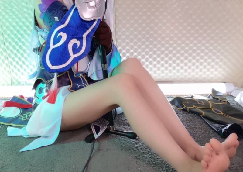 梵拉 1月会限 镜流cos 舔耳弹舌 [1V/137M]