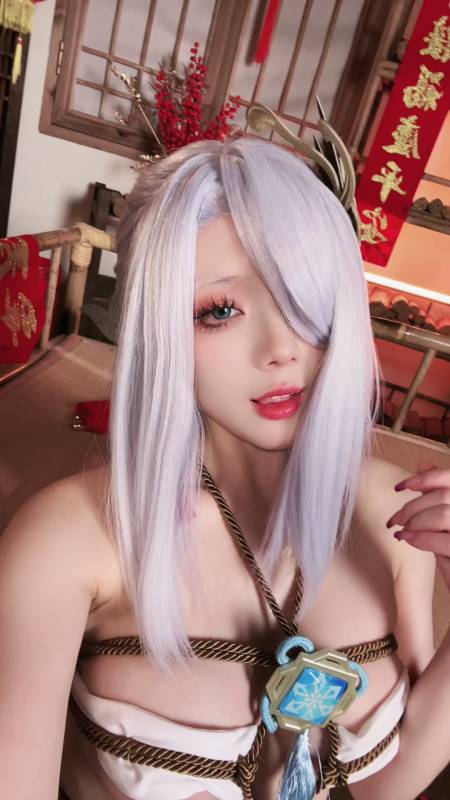 九言 -申鹤冷花幽露旗袍单人版 [43P/15V/287M]