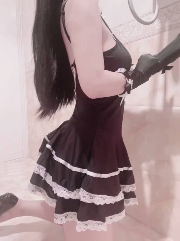 薇薇安 -蝴蝶结黑色连衣裙 [1V/150M]