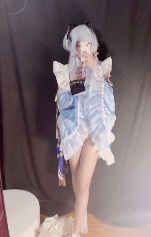 沐沐酱-cosplay神里绫华 [2v,145M]