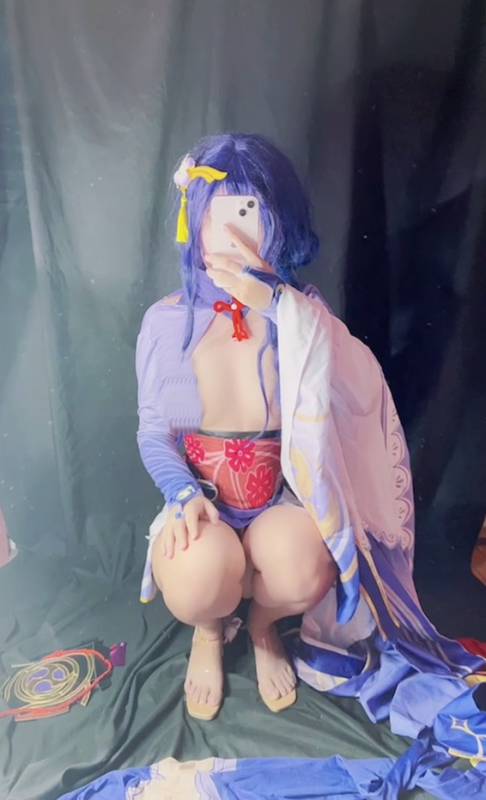 沐沐酱-雷电将军+刻晴 [4V/845M]