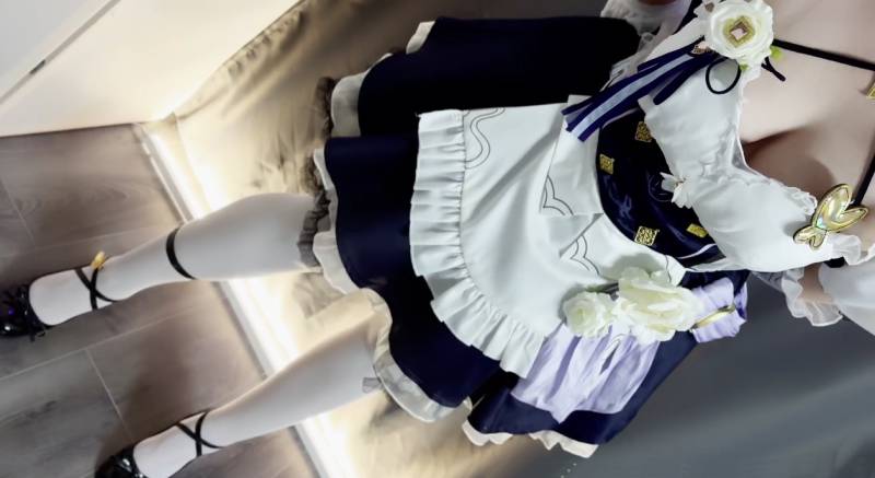 Yaorenneko-崩坏3白丝女仆爱莉希雅 [1V.416M]