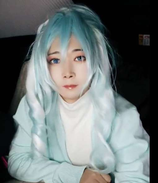 MercuryLamp水银灯-定制COSPLAY『雪女』双视角黑丝 [1V268M]