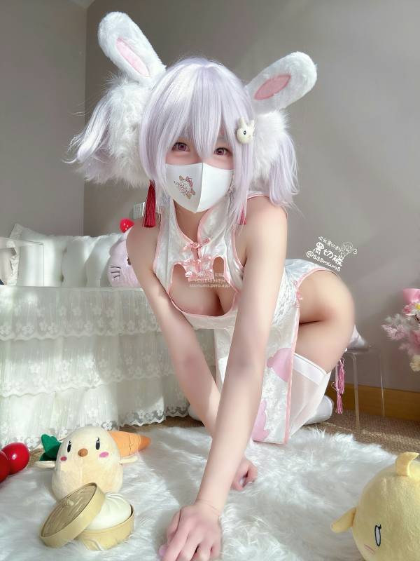 哎我黑切呐-拉菲兔兔旗袍 [36P/4V/402M]