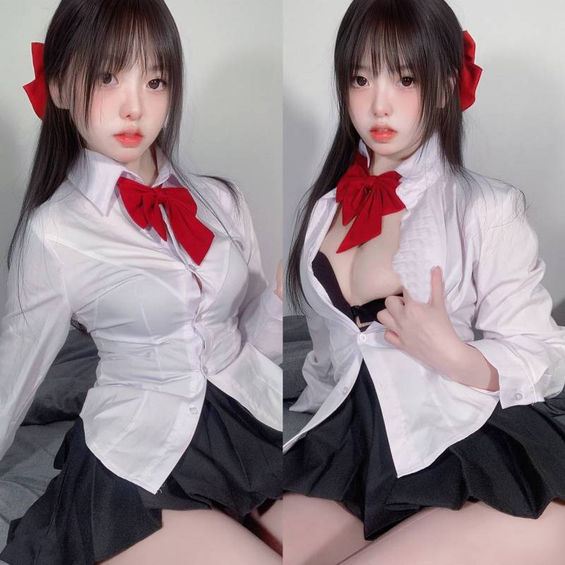 Zhen 真真-白丝制服JK学妹 [66p/5v/104M]